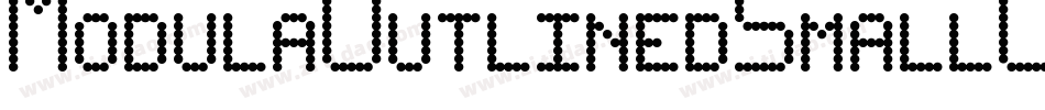 ModulaOutlinedSmallCaps Regular字体转换